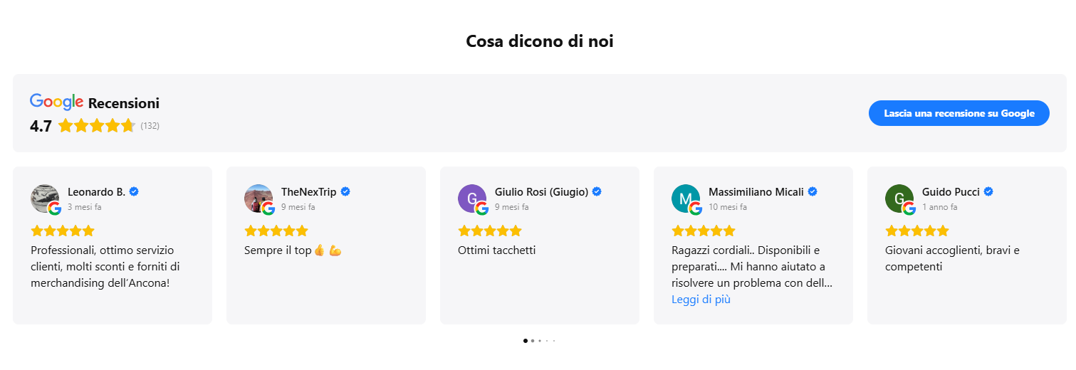 Recensioni Roby Sport